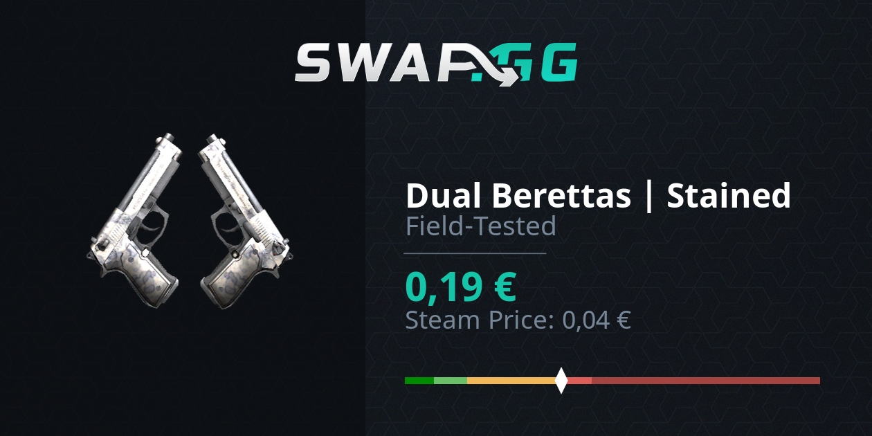 Dual Berettas Stained cs go skin instal the new for apple